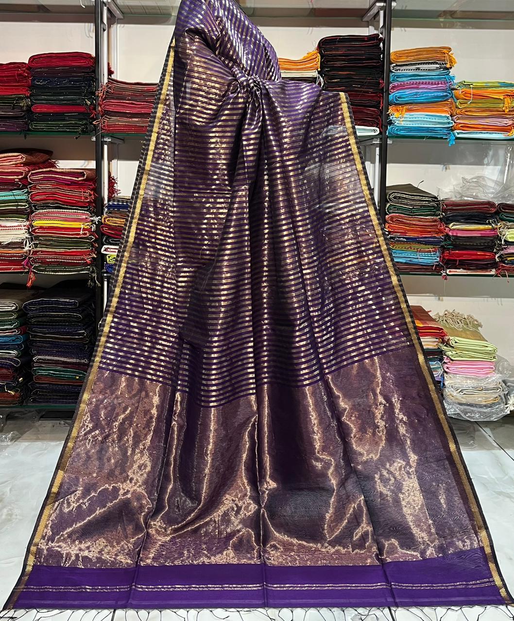 Maheshwari Saree – Pure Handloom Silk